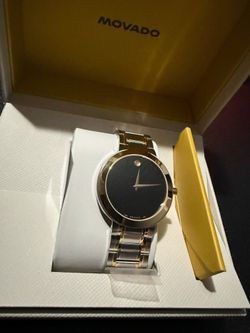 (Brand New) Movado Museum Watch // Silver & Gold