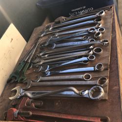 Large wrench is bigger than 1 inch Mostly Made In USA 