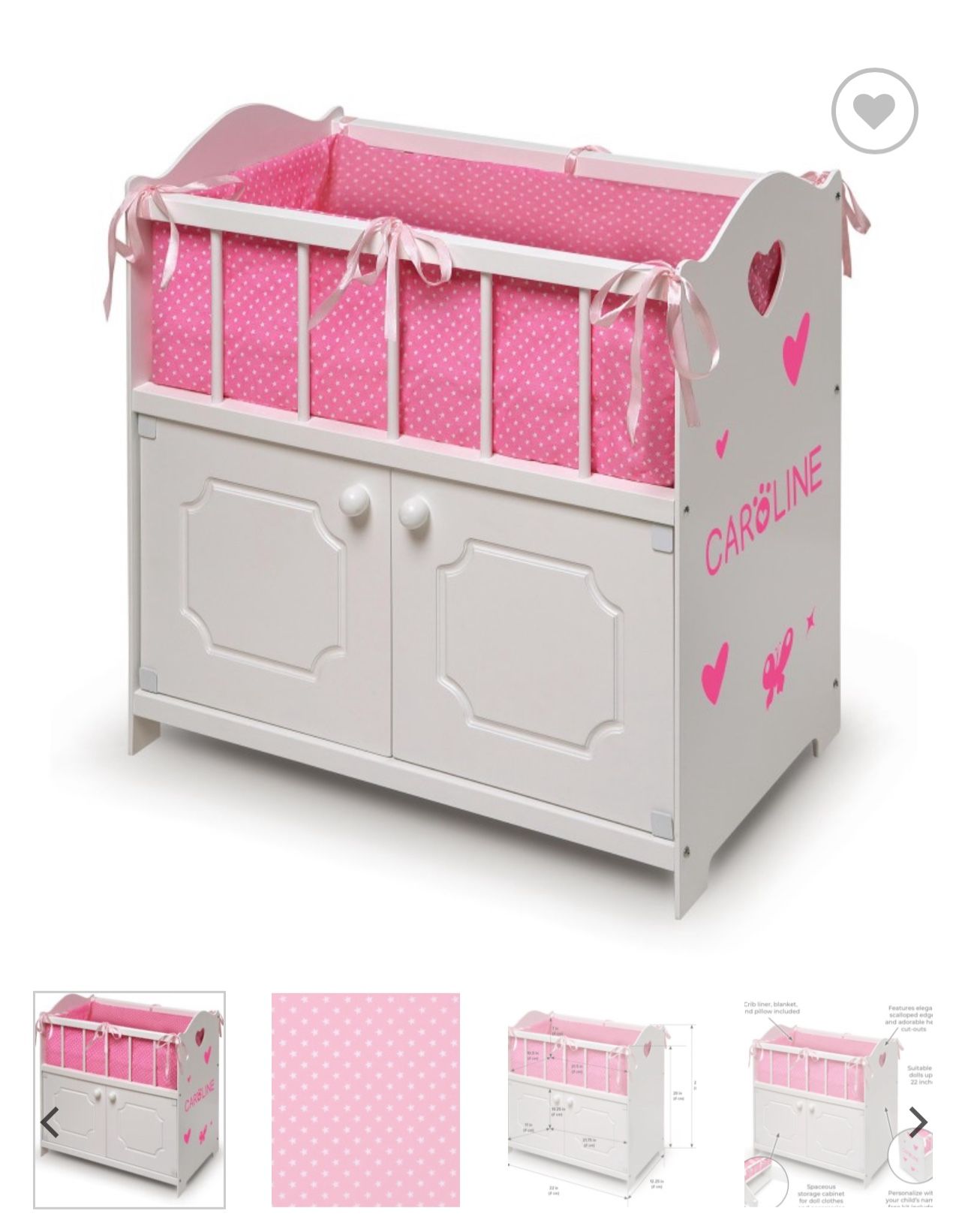 Badger Basket Doll Crib