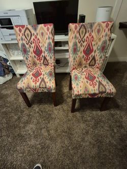 2 dining room chairs