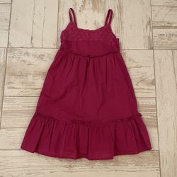Magenta Sundress girls xs/5
