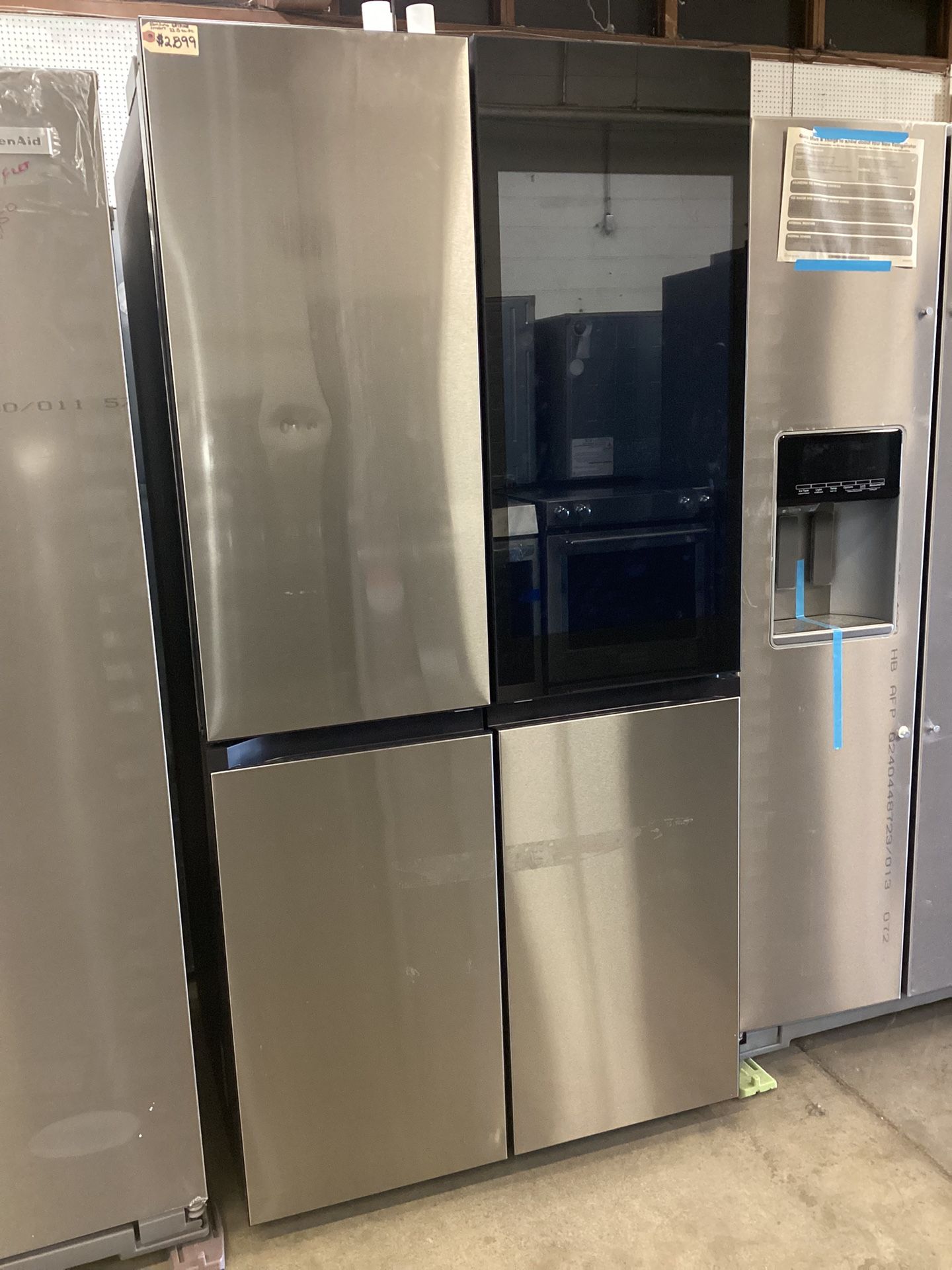 Samsung Bespoke AI 4 Door Flex 22.5 cu.ft. Refrigerator With FamilyHub And Vision Inside 
