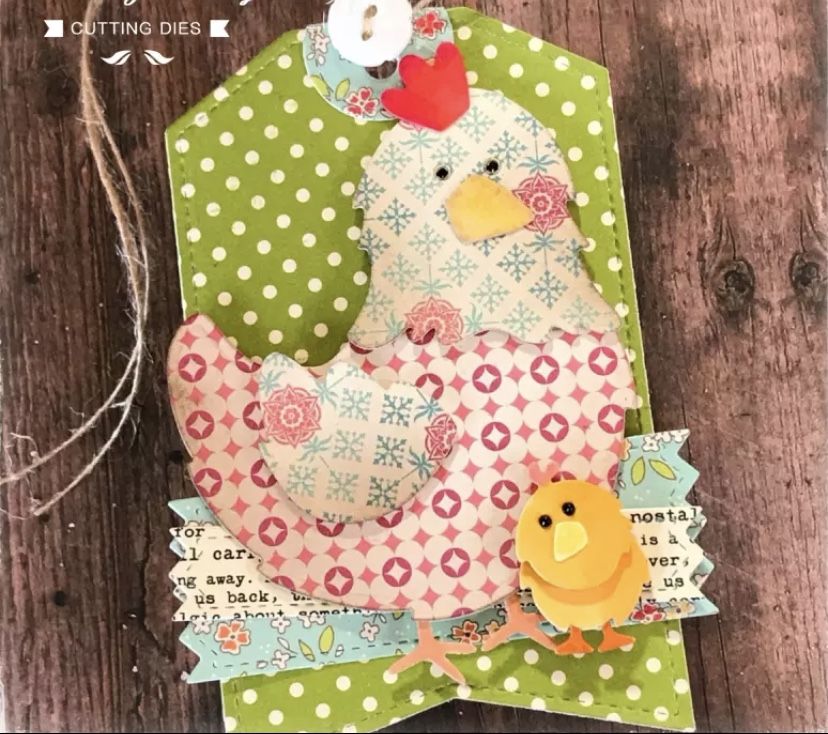 Farmhouse Chicken Medical Die Cut