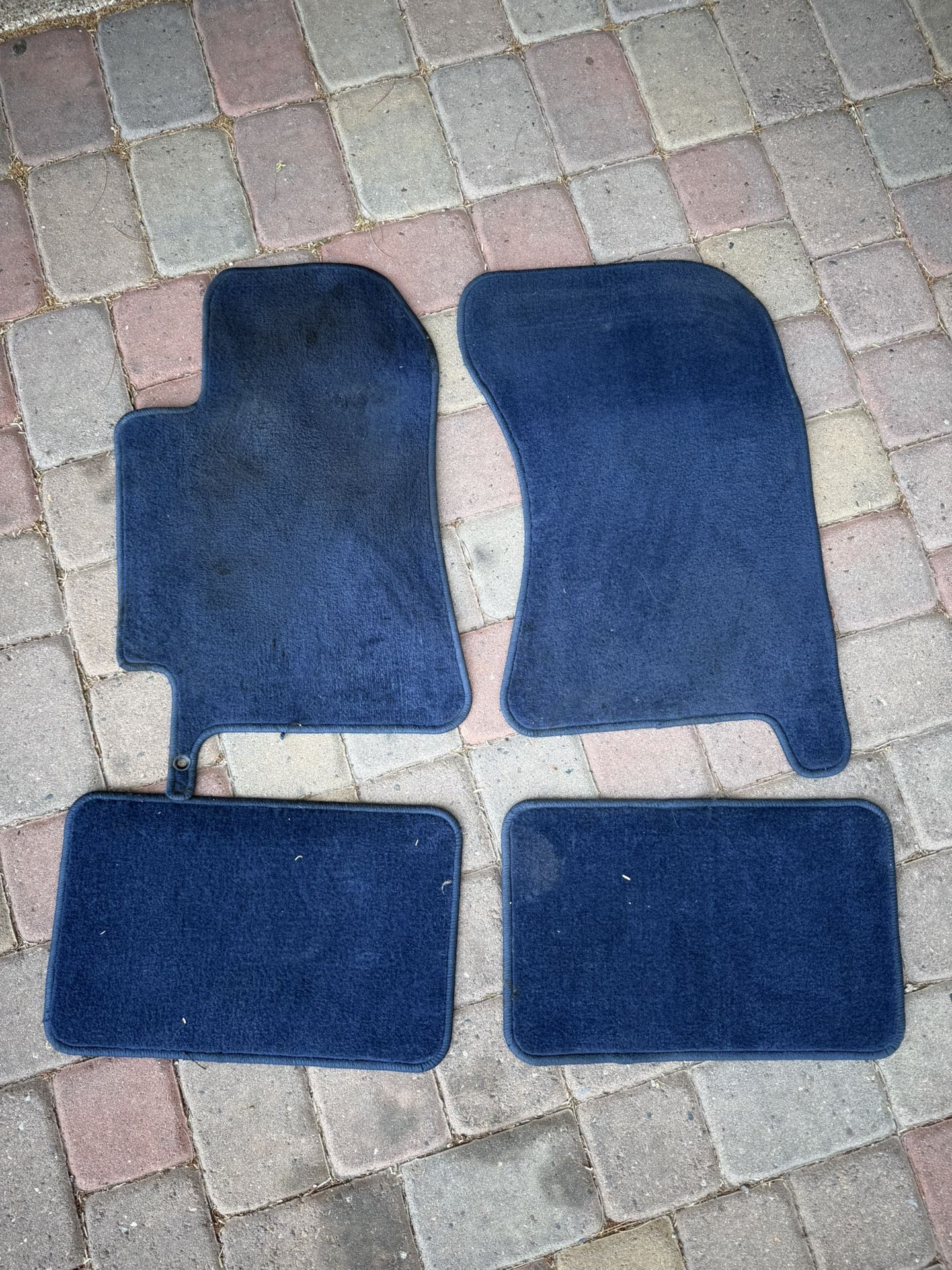 02-07 Subaru WRX STi blue OEM floor mats