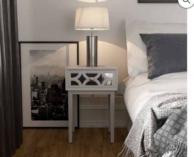 Cozayh Grey Set Of 2 Nightstand