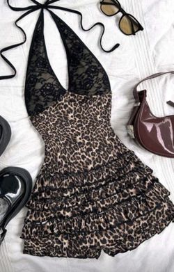 Cheetah romper