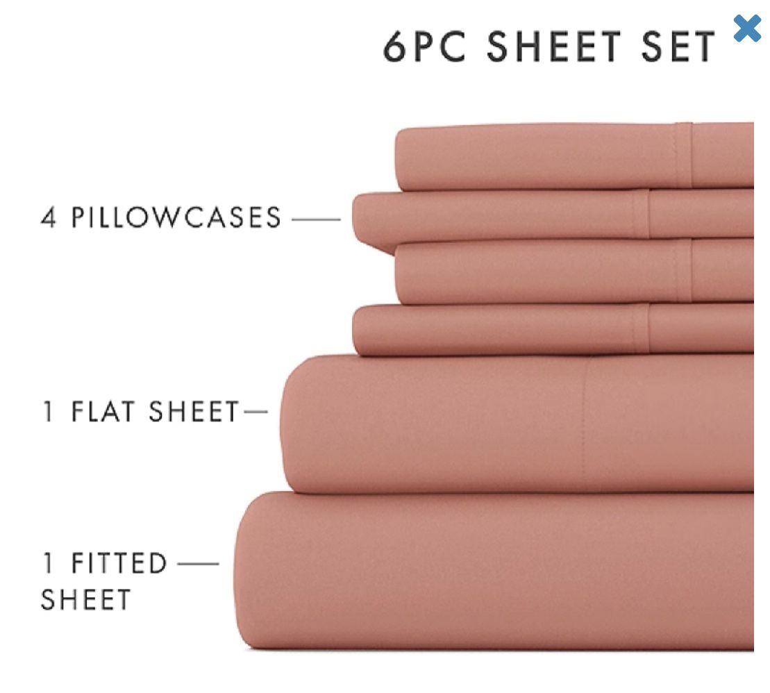Brand new 6 pieces bedding set. Welcome flea market resaler, wholesaler!