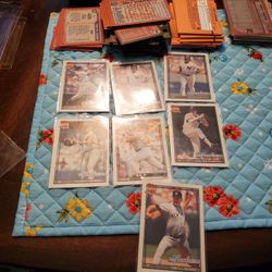 1991 Topps 40th Anniversary Error Glow Backs Baseball Cards Lot 