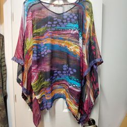 Butterfly Wing Boutique Boho Style Blouse 