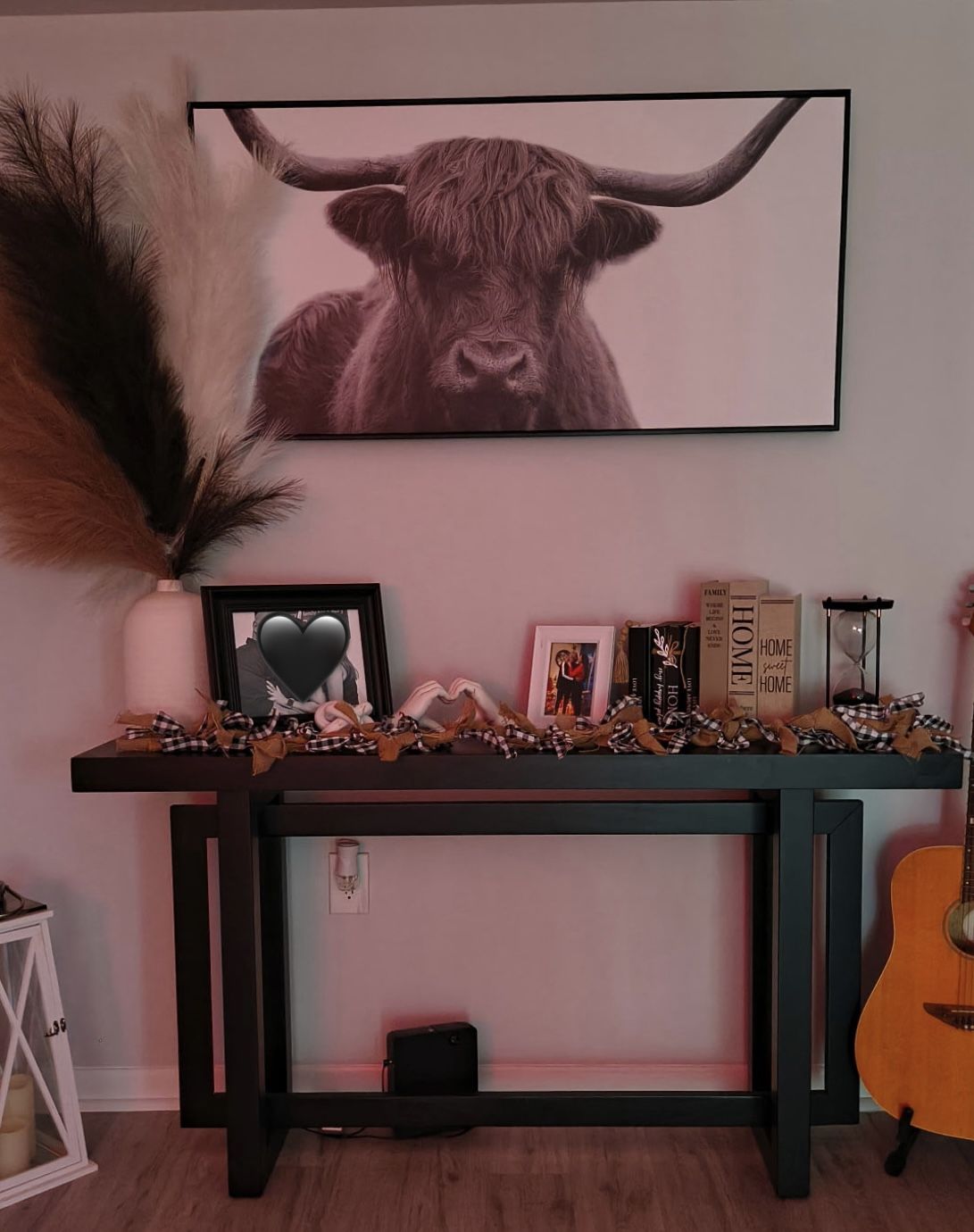 Beautiful Brand New Black Console Table