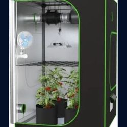 3x3x6 Mylar Coated, Hydroponic Tent