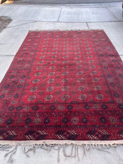 Hand woven tribal rug