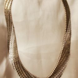 925 Vintage Etched Necklace