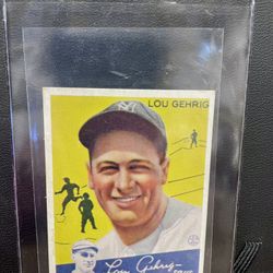 Lou Gehrig Baseball Card