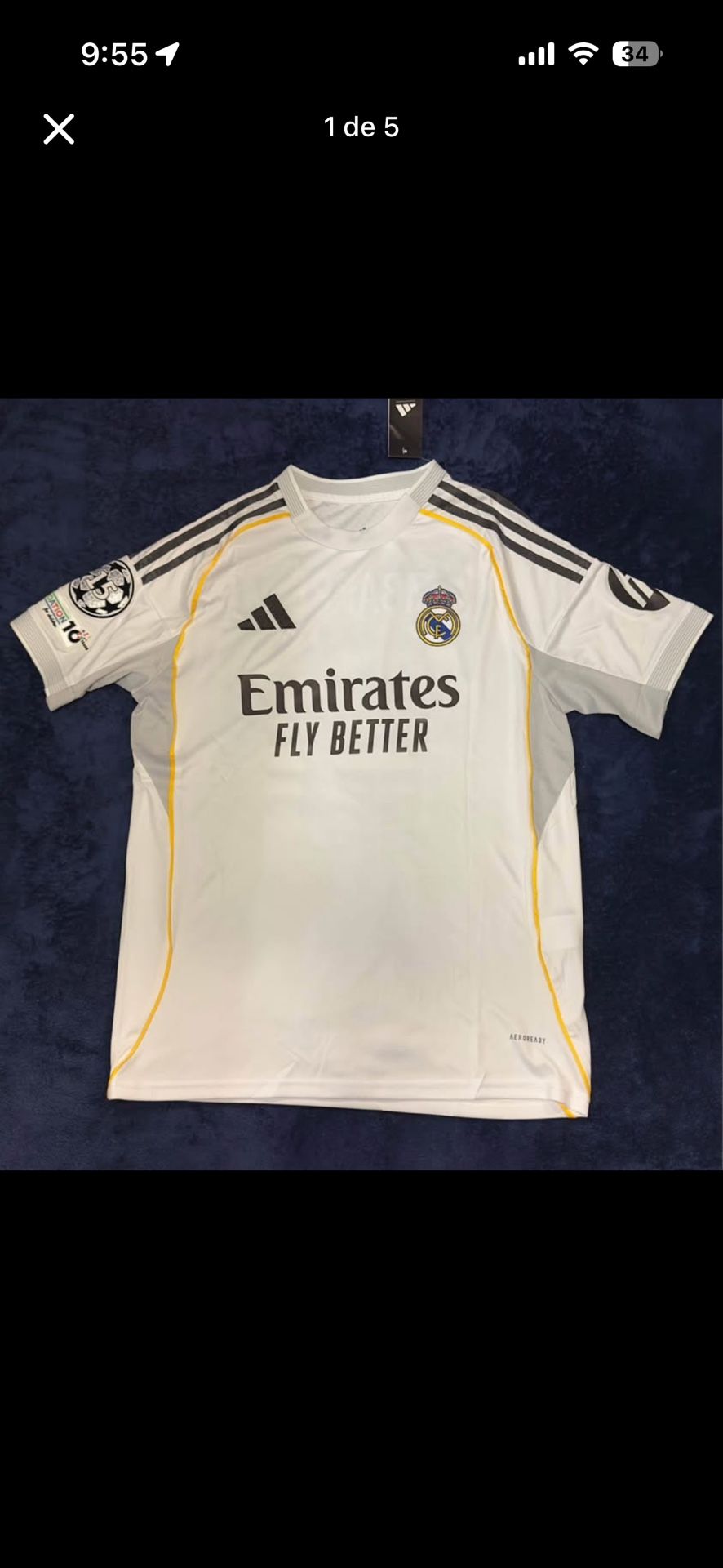 Real Madrid 25/26 Jersey Mbappe#10