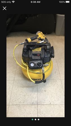 Dewalt Compressor And Finish Nailer