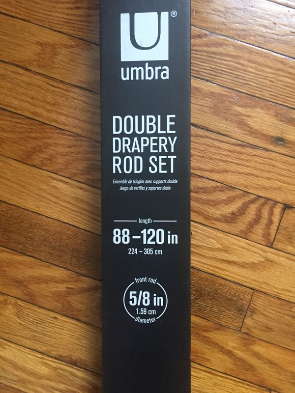 Umbra Double Drapery Rod Set For Sale In Brooklyn Ny Offerup