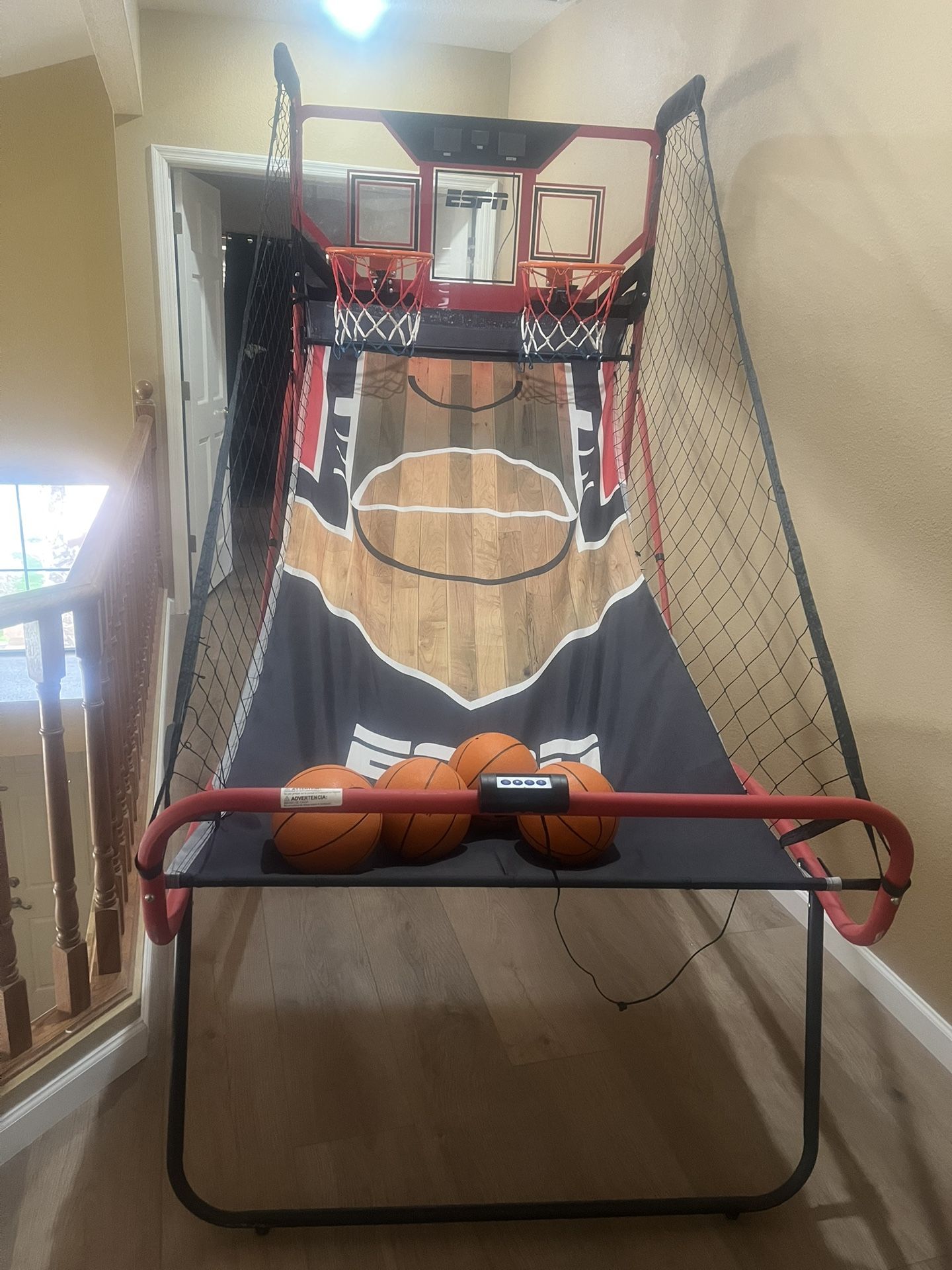 ESPN EZ Fold 2 Player Basketball Hoop