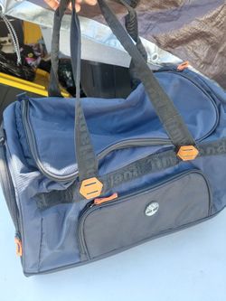 Timberland Highgate Spring Collection 22" Duffle Bag Orange/Eiffel Tower
