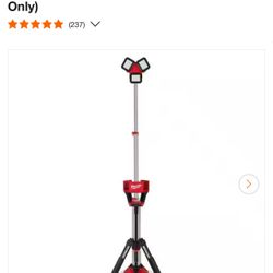 M18 18-Volt Lithium-lon Cordless 6,000 Lumens Rocket Dual Power Tower Light with Charger (Tool-Only)