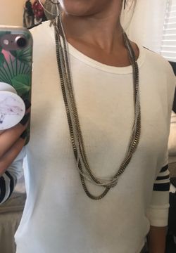 Multi chained necklace