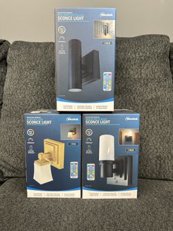 Westek LED Battery Operated Sconce Lights