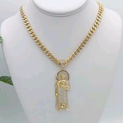📿 Cadena San Judas 14k gold-plated | St. Jude 14k Chain

