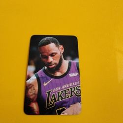 LEBRON JAMES Card Lebron James Basketball Card LOMO Los Angeles Lakers NBA