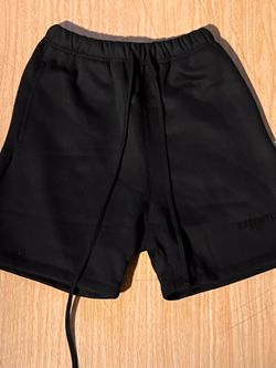 Fear of God Essentials Black Sweat Shorts Size S
