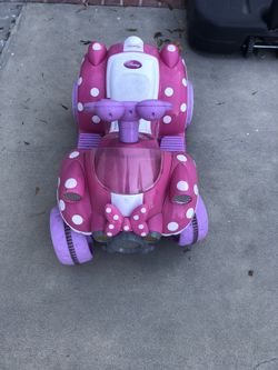 Electric Car Minnie Mouse