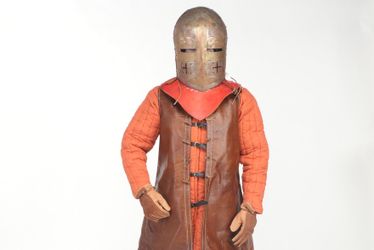 Medieval English Style Battle Helmet and Gambeson - Cosplay