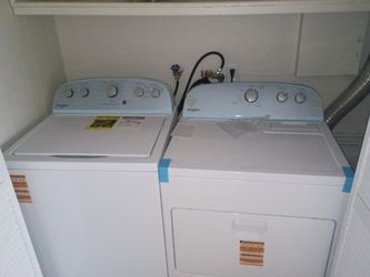 Whirlpool washer and dryer
