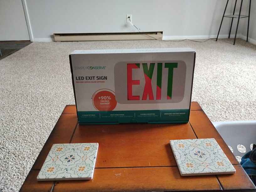 Led Exit Sign 