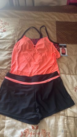 2 PCs bathing suit Zeroxposur size Large