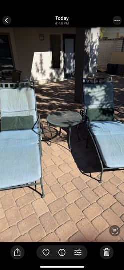 Iron Patio Set