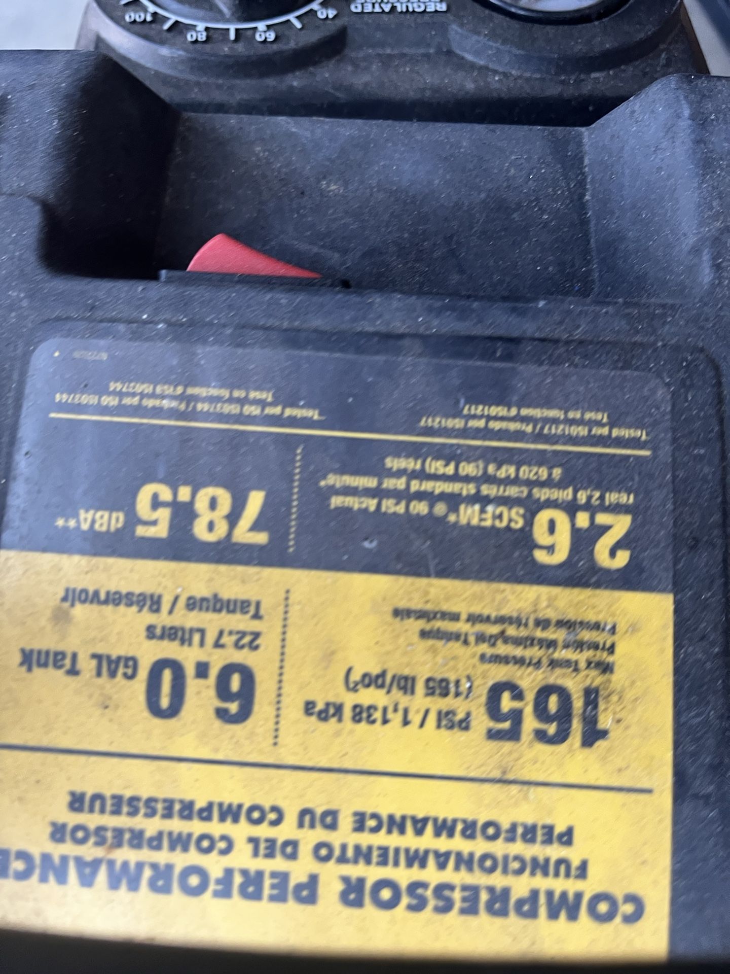 Dewalt Air Compressor