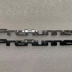 Enhance your vehicle’s style with our Chrome Silver PRERUNNER Emblem! This high-quality 3D emblem adds a sleek, customized look to your vehicle, makin
