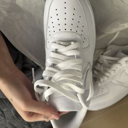 white air force ones