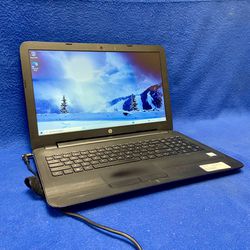 HP 15-AY009DX 15” Laptop Computer Core i3, 6 GB RAM, 1TB HDD W/ Charger 11045046