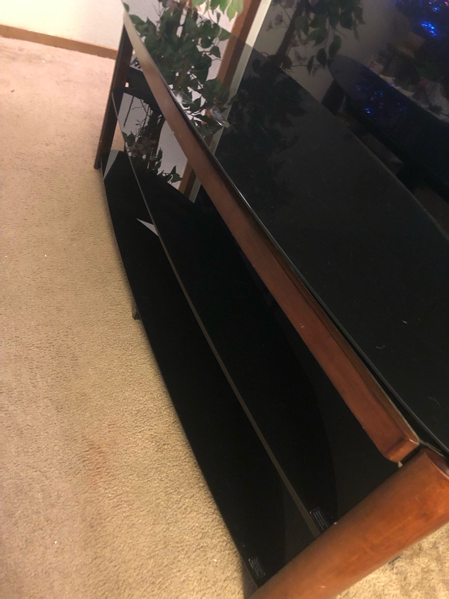 Glass Tv Table Stand 65 Inch 