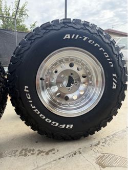 Wheels tires bfgoodrich American racing Toyota pick up