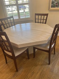 Travertine Dining Table