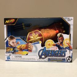Marvel Avengers Captain Marvel Nerf Power Moves- New