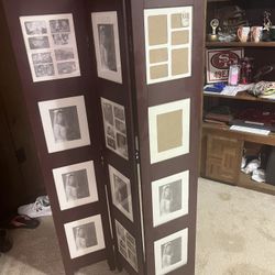 Antique standup picture frame