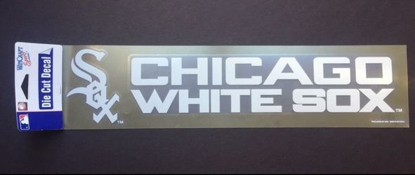 Vintage 2006 Chicago White Sox Car Window Decal WinCraft Sports Die Cut 4x17 MLB Baseball