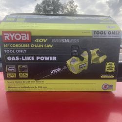 RYOBI 14” Cordless Chain Saw 