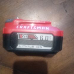 Craftsman V20 6.0 Ah