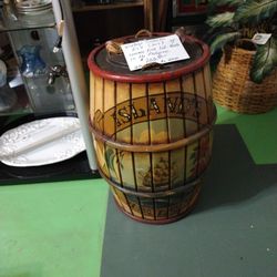 Vintage Island's Bounty Barrel/cooler