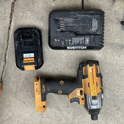 BOSTITCH  18V Cordless Drill And Charger 