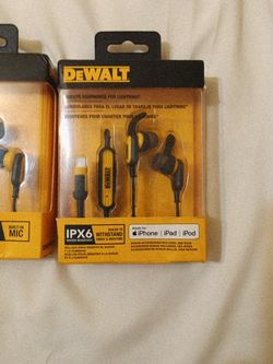 Two Job site Earphones , One For iPhone The Other For Android $ 30 Firm Price